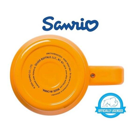 Hello Kitty Halloween Jack-O-Lantern Stainless Steel Tumbler With Handle & Straw - Picture 7 of 7